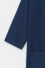 Classic Blue V-Neck Scrub Set for Women - Image 7