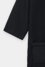 Classic Charcoal Black V-Neck Scrub Set for Women - Image 6