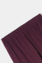 Classic Maroon V-Neck Scrub Set for Women - Image 3