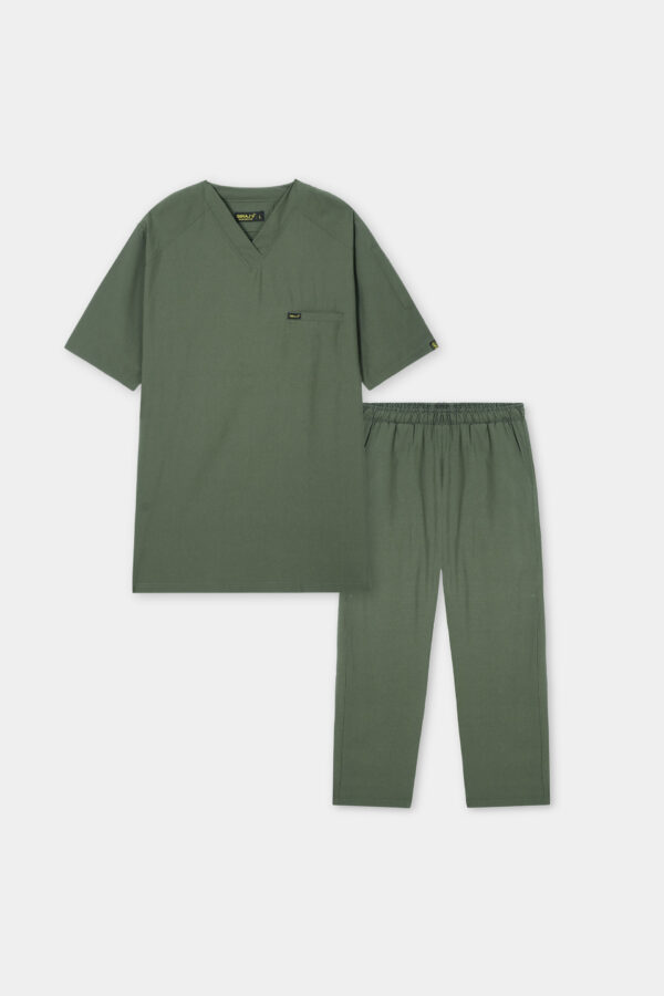 Classic Green Scrub Set for Men